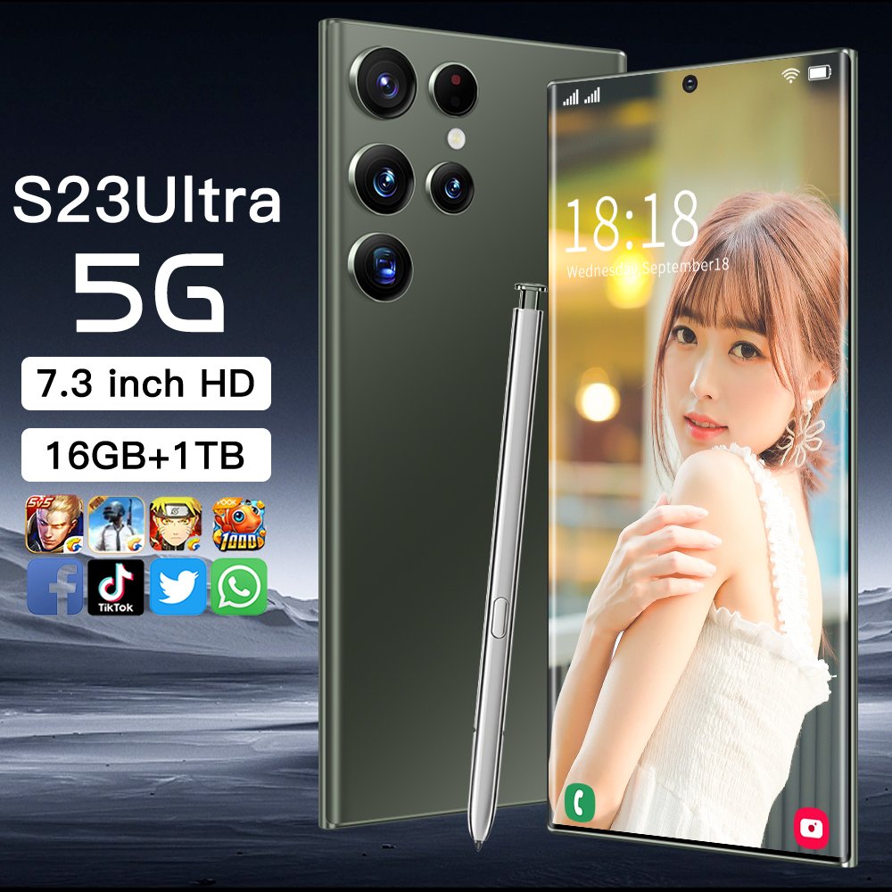 Original 5g Mobile phones cash on delivery S23 Ultra 7.3 Inch16gb +1tb Android rugged smartphone 3g & 4g de smartphones